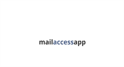 Desktop Screenshot of mailaccessapp.com